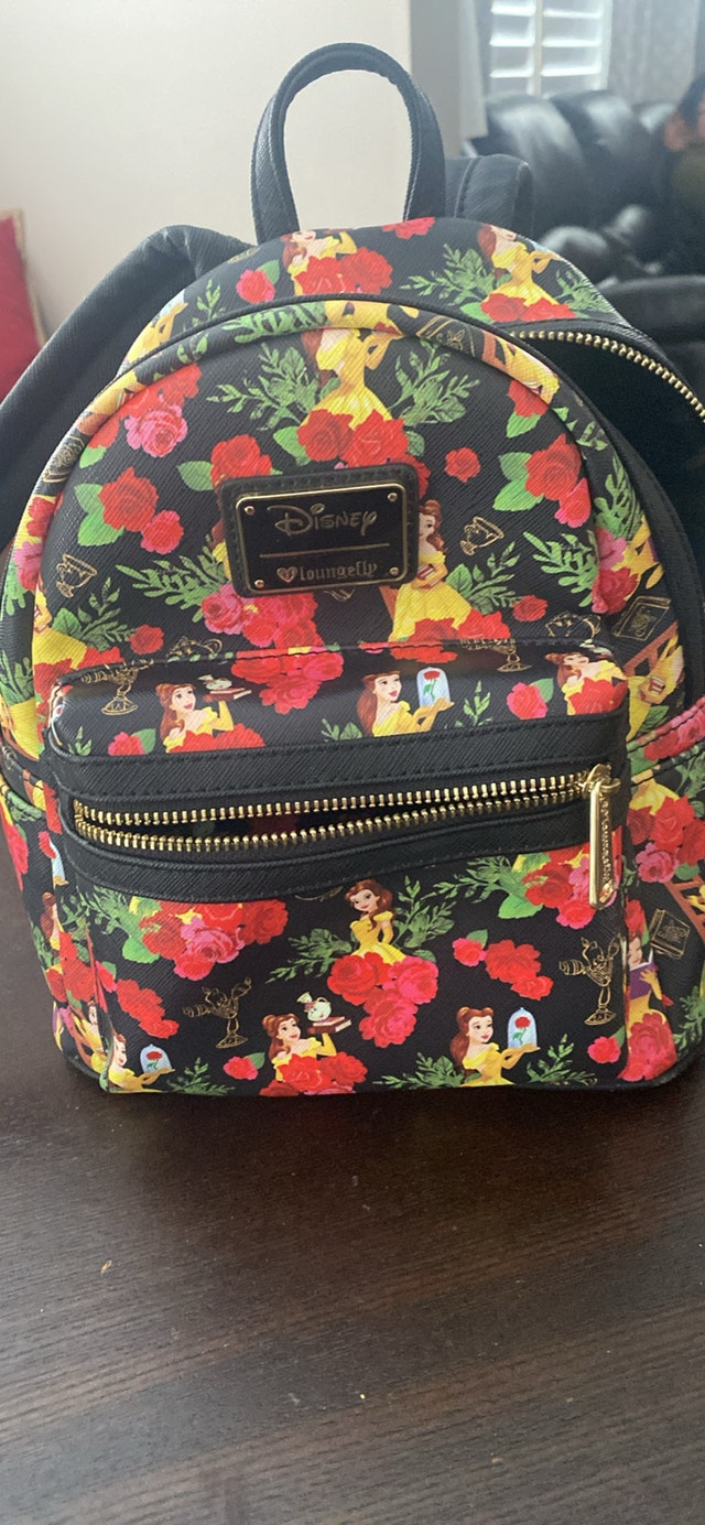 Disney Loungefly Backpack - Beauty and the Beast Floral