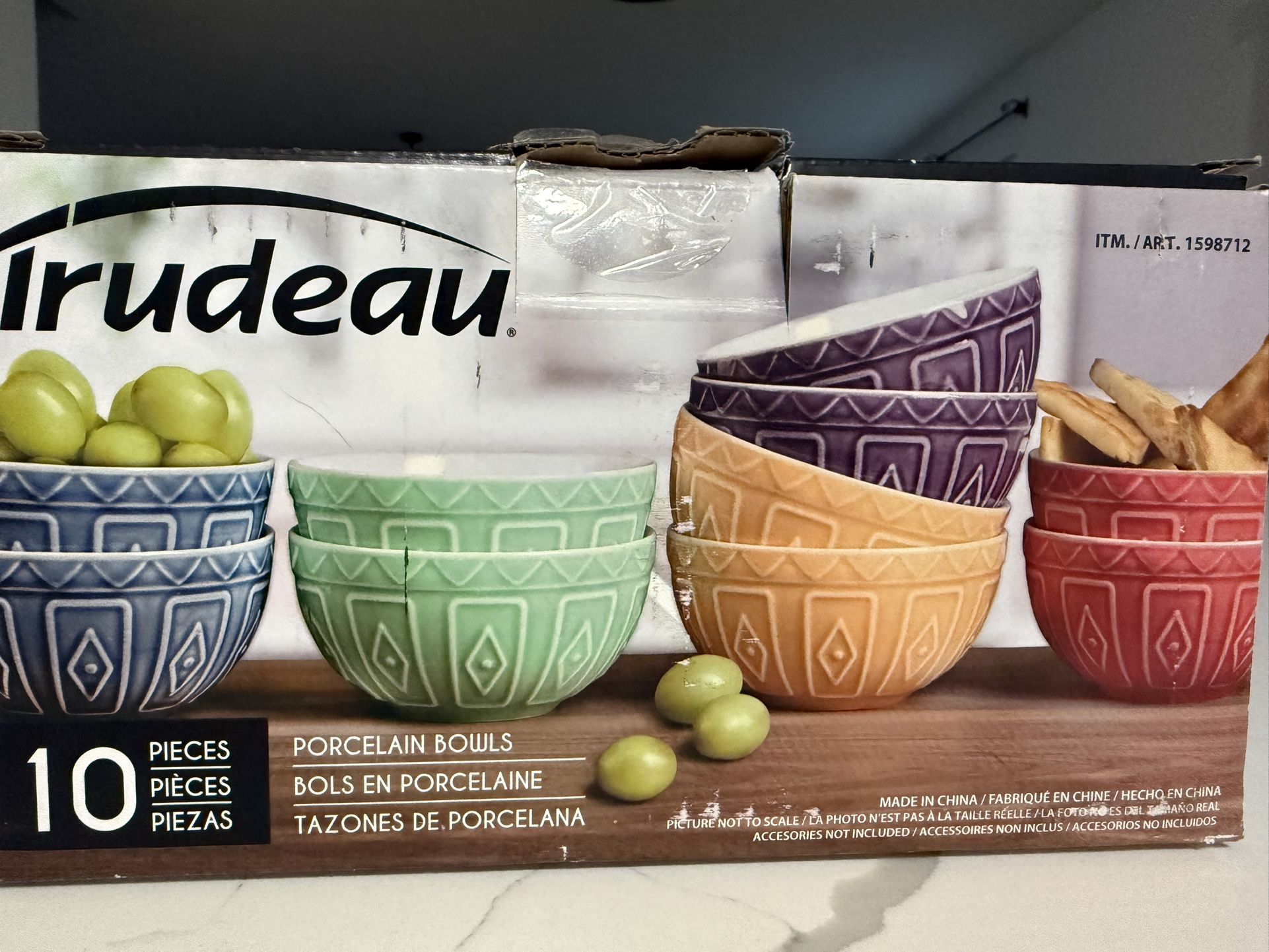 Colorful Porcelain Bowls - 10 Pcs - photo 2