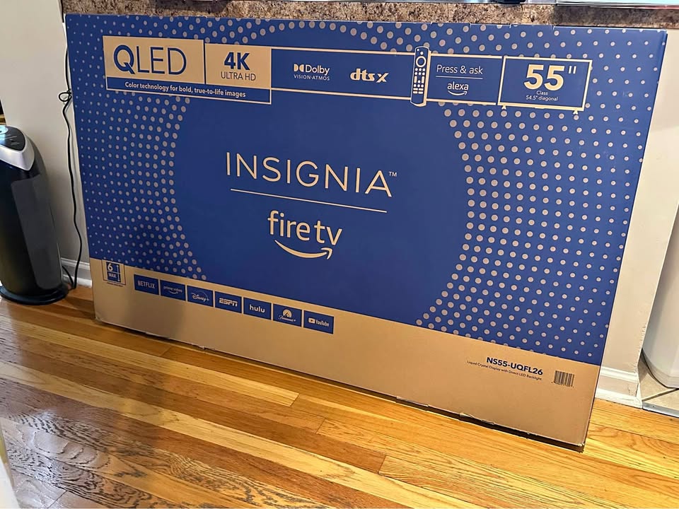 Insignia 55" 4K QLED Smart Fire TV (NEW)