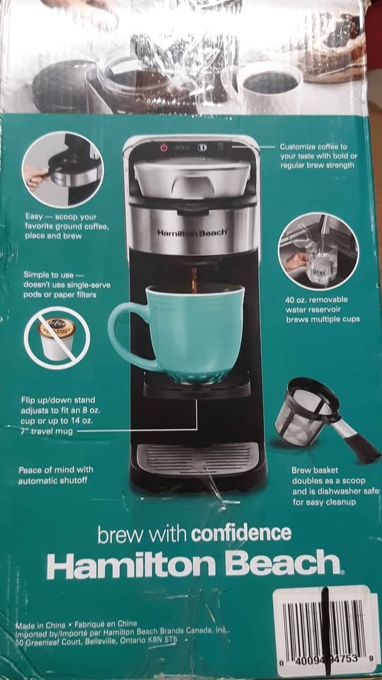 Hamilton Beach The Scoop Single-Serve Coffee Maker BNIB 🏆 - photo 5