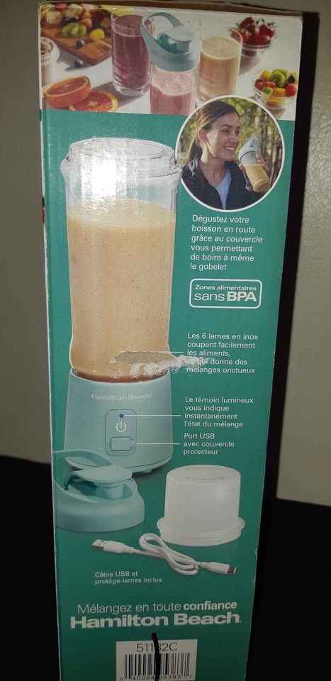 Hamilton Beach Blend Now Portable Cordless Blender BNIB 🏆 - photo 2