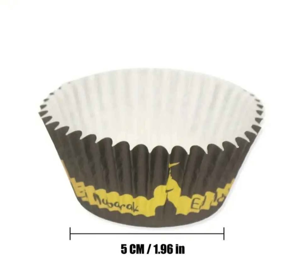 Black Eid Mubarak Cupcake Liners - Brand New 🏆 - photo 2