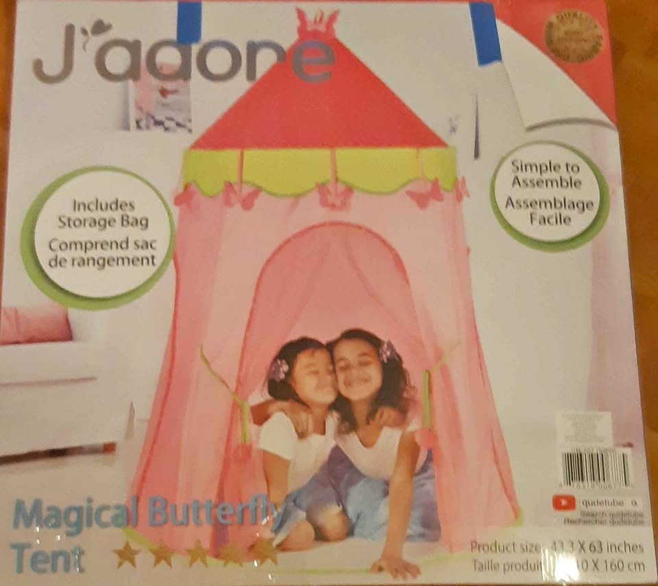 Make offer. J'adore Magical Butterfly Tent. BNIB 🏆