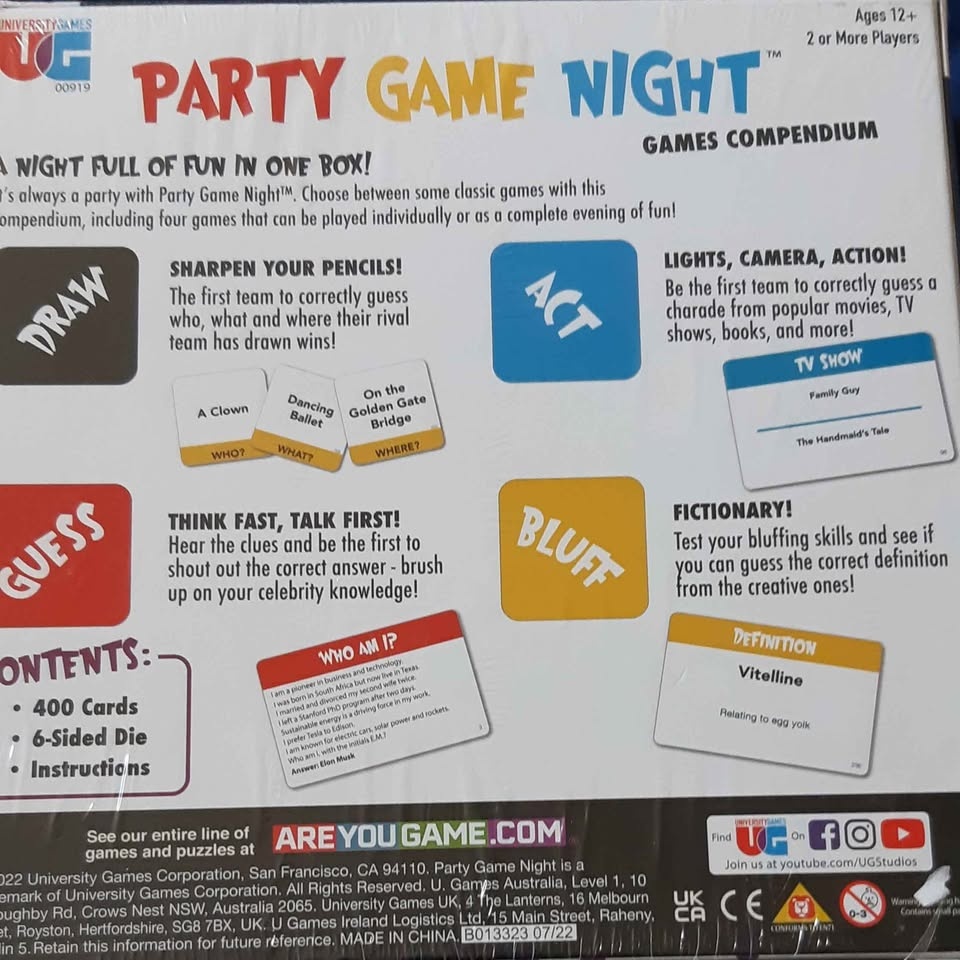 Party Game Night Games BNIB 🏆 - photo 2