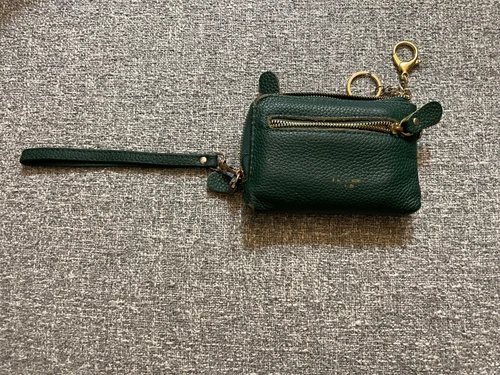 Genuine Italian Leather Wallet -- Zipper Broken