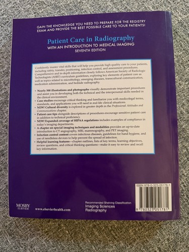 Patient Care in Radiography: With an Introduction to Medical Ima - photo 2