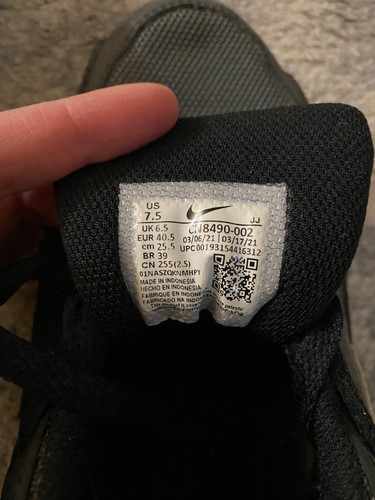 Men's Black Nike Air Sneakers - photo 4