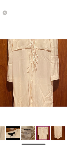 Alexander Wang Eggshell 100% Silk Romper - photo 2