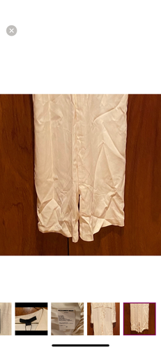 Alexander Wang Eggshell 100% Silk Romper - photo 3