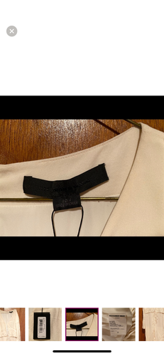 Alexander Wang Eggshell 100% Silk Romper - photo 4