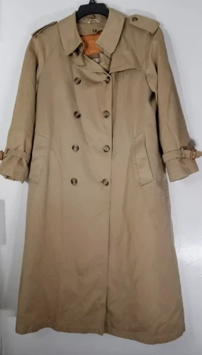 Evan-Picone Wool Lined Trench Coat