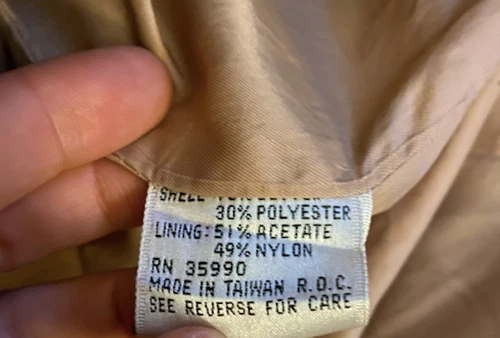 Evan-Picone Wool Lined Trench Coat - photo 4
