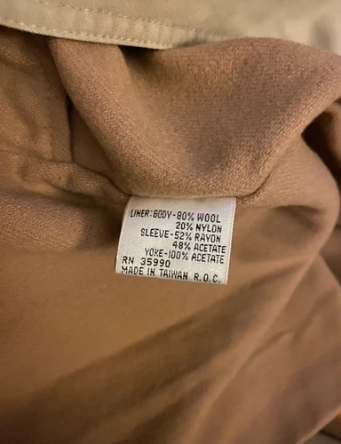 Evan-Picone Wool Lined Trench Coat - photo 5