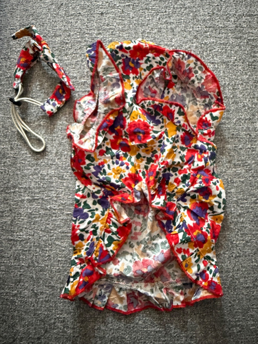 Multicolored dog outfits w/ matching headbands - photo 2
