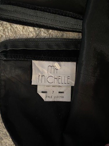 Vintage Women's Black Velvet Skirt - photo 2