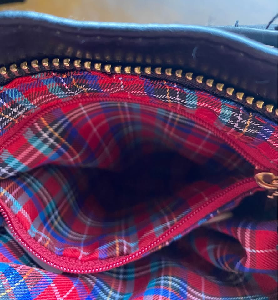 NEW Black Vegan Leather Crossbody Bag - photo 4