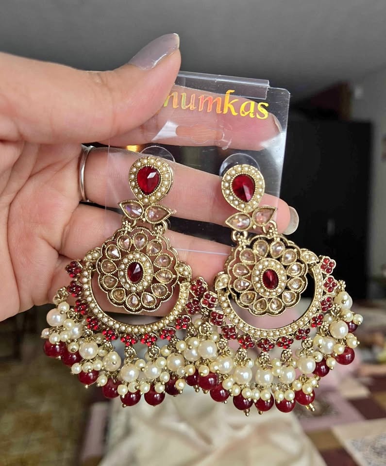 Elegant Indian Statement Earrings for Women – Traditional Jewelr
