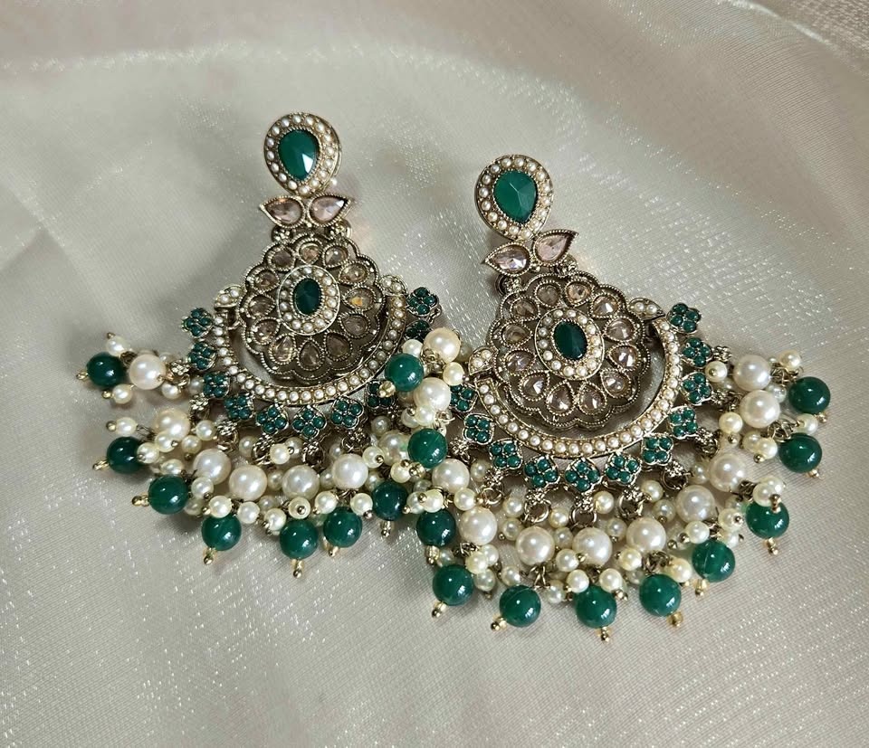 Elegant Indian Statement Earrings for Women – Traditional Jewelr