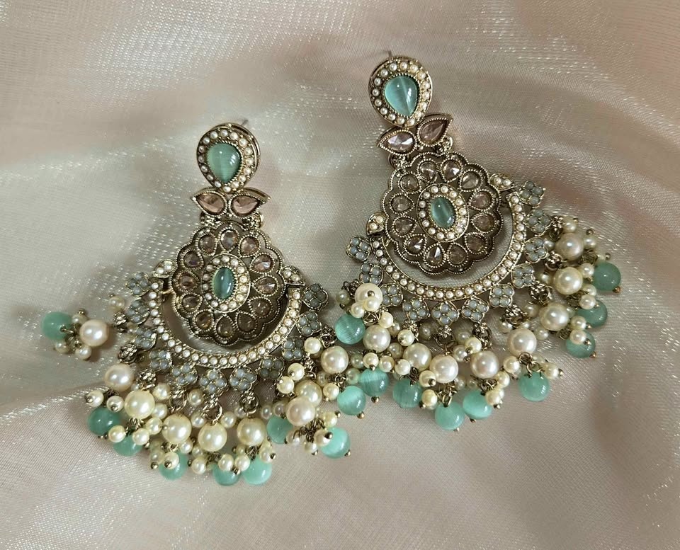 Elegant Indian Statement Earrings for Women – Traditional Jewelr