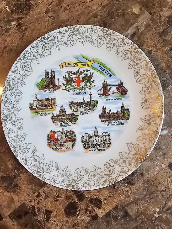 London View Decorative Plate