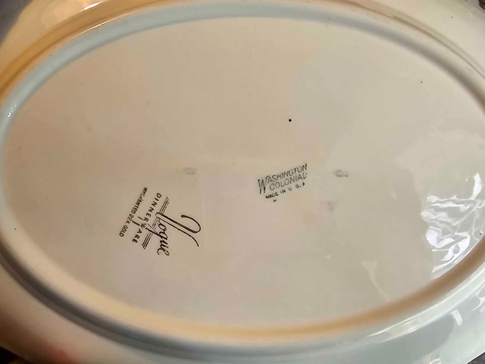 Hague Washington Colonial Dinnerware Platter - photo 3