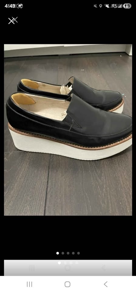 SOL SANA Tabie wedge loafers Japanese leather