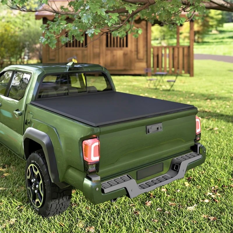 Outsunny 5.9 ft Tri-Fold Tonneau Cover for Pickup Truck