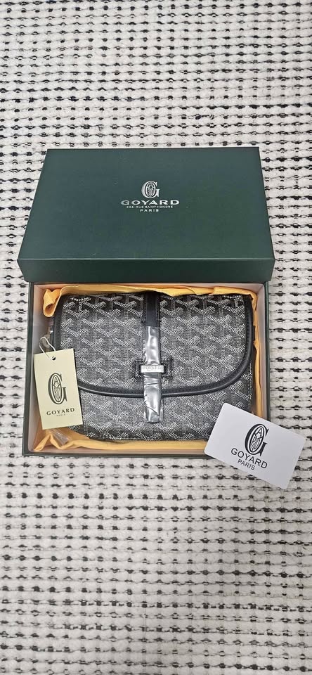 Goyard bag black with box and receipt
