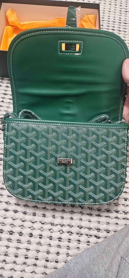 Goyard bag green with box - photo 5