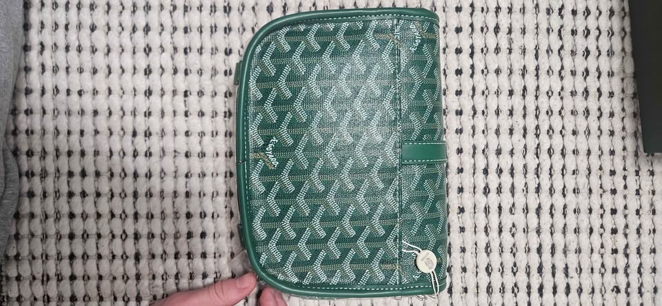 Goyard bag green with box - photo 3