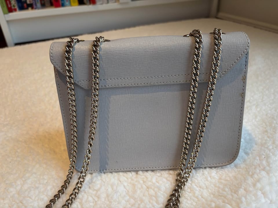 Furla Light Grey Bella Mini Crossbody Bag - photo 5