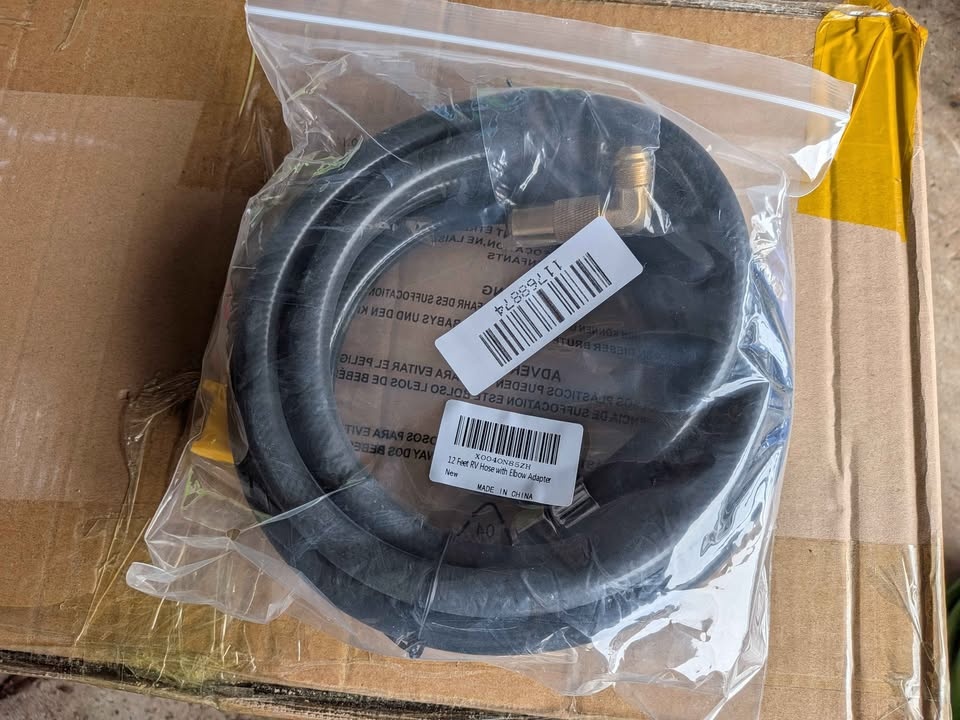 12 ft Quick Connect Propane Hose w/ 90 Degree Adapter - photo 2