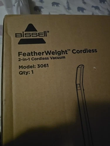BISSELL 3061 Featherweight Cordless Stick Vacuum, Blue/Black