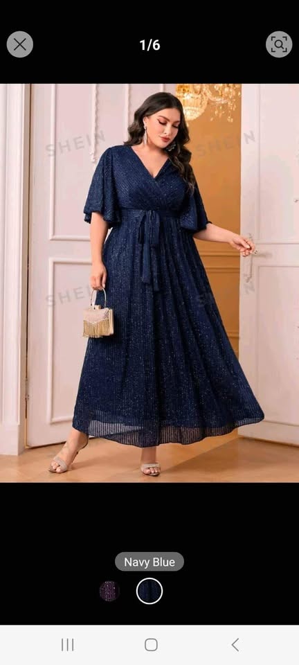 Sequin dress blue color. - photo 2