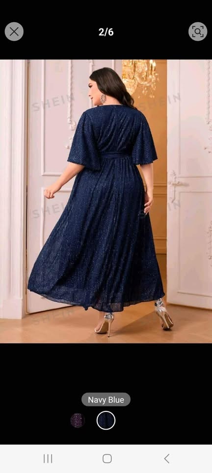 Sequin dress blue color. - photo 3