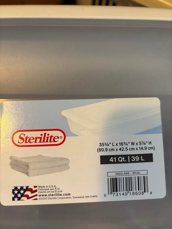 Sterilite 41Qt. /39L bin - photo 3