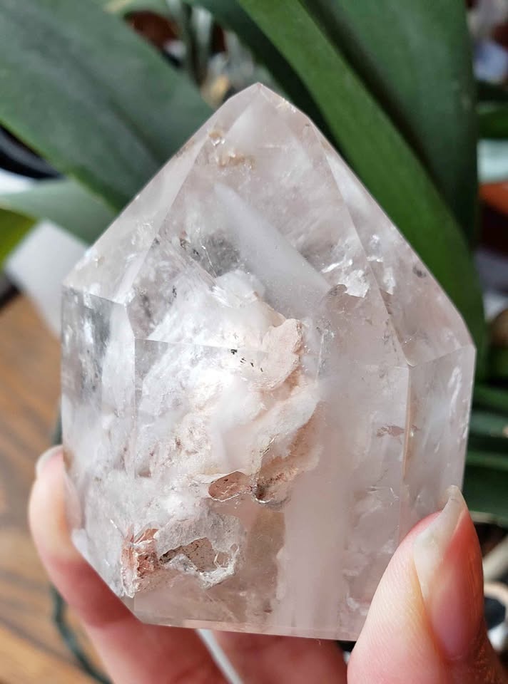 White Amphibole Garden Quartz