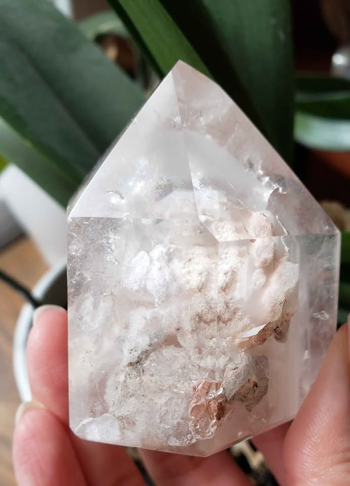 White Amphibole Garden Quartz - photo 3