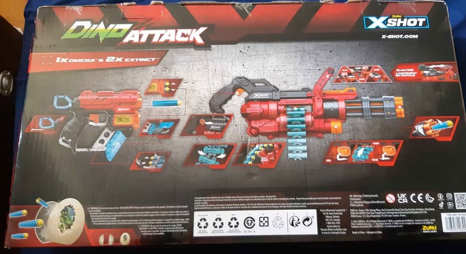 ZURU X-Shot Dino Attack Ultimate Dino Attack Combo blaster set 🏆 - photo 2