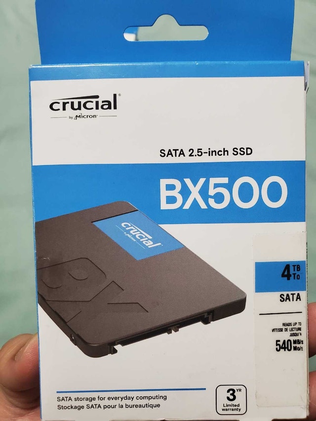 NEW Crucial BX500 4TB SSD