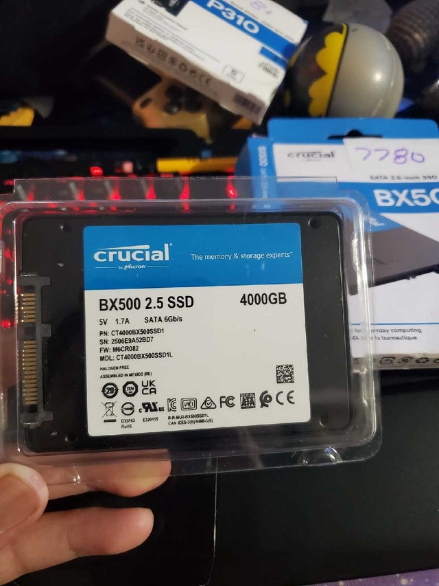 NEW Crucial BX500 4TB SSD - photo 3