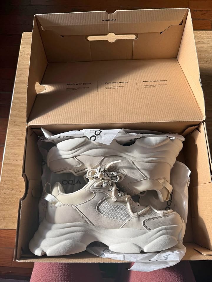ALDO Cream Chunky Women Sneakers New