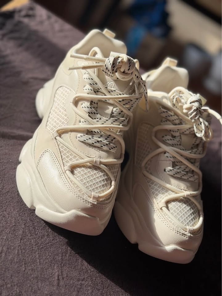ALDO Cream Chunky Women Sneakers New - photo 4