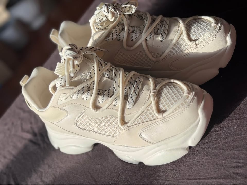 ALDO Cream Chunky Women Sneakers New - photo 5