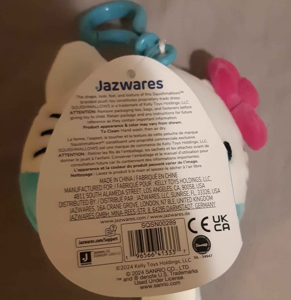 NEW Hello Kitty Sanrio Squishmallow Keychain 🏆 - photo 2