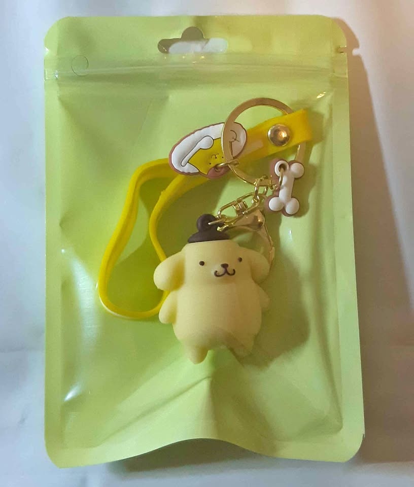 Sanrio Pompompurin Keychain - New 🏆