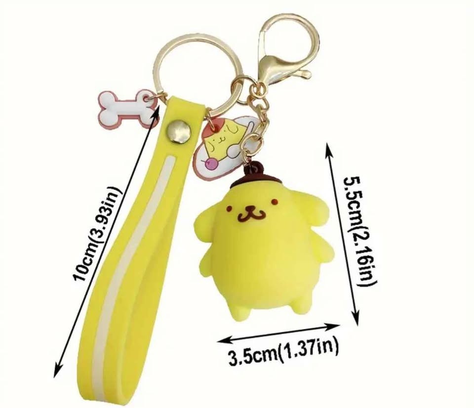 Sanrio Pompompurin Keychain - New 🏆 - photo 2