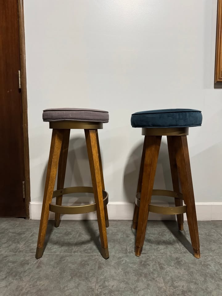 West Elm Bar Stool Mid Century