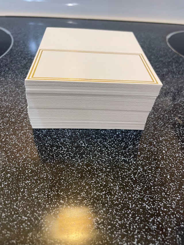 Place Cards & Meal Stickers for Weddings