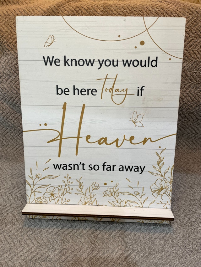 Acrylic & Wooden Wedding Signs - photo 3